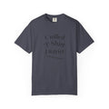 Unified T‑Shirt District graphic T-Shirt | minimal text logo, EST 2026 back print